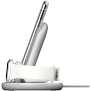 Belkin Boost↑Charge™ 3-In-1 7.5W Wireless Charger For Iphone, Apple Watch & Apple Airpods V2, (With Ac Adapter), White