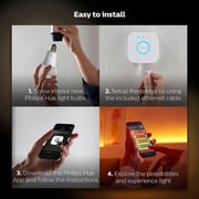 Philips Hue White Ambiance LED Smart Bulb - Starter Kit