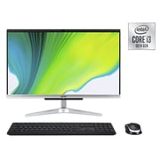 Acer Aspire C22-963 All-in-One Desktop - Core i3 1.2GHz 4GB 1TB Shared Win10 21.5inch FHD Black