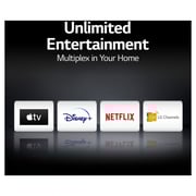 LG 55NANO80 4K Smart Cinema Screen Design NanoCell TV (2020 Model)