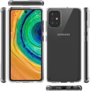 Maxguard Tempered Glass with Back Case Clear Samsung A51