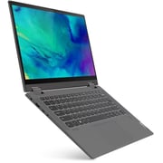 Lenovo Ideapad Flex 5 14IIL05 2-in-1 Convertible (2019) Laptop - 10th Gen / Intel Core i5-1035G1 / 14inch FHD / 256GB SSD / 8GB RAM / Shared Intel UHD Graphics / Windows 10 Home / English & Arabic Keyboard / Grey / Middle East Version - [81X10036AX]