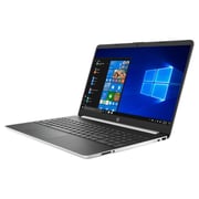 HP 15S-FQ1001NE Laptop - Core i3 1.2GHz 4GB 256GB Shared Win10 15.6inch FHD Natural Silver English/Arabic Keyboard