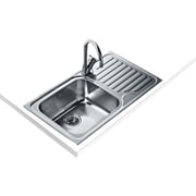 TEKA Inset Stainless Steel Sink With One Bowl And One Drainer Classic Max 1B 1D