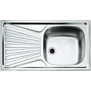 TEKA Inset Kitchen Sink One Bowl And One Drainer Deva 45 I-Cn 1B 1D