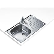 TEKA Inset Kitchen Sink One Bowl And One Drainer Deva 45 I-Cn 1B 1D