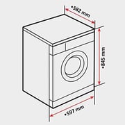 Teka TKME 1490 Washing Machine 9kg and 15 washing programs