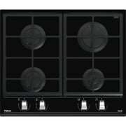TEKA GZC 64300 Gas on Glass Hob with ExactFlame function in 60 cm of butane gas
