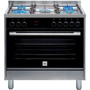 TEKA FS3FF L90GG S/S Free Standing Cooker with gas hob and multifunction gas oven in 90cm