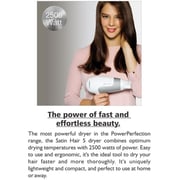 Braun Satin Hair 5 PowerPerfection Dryer 2500 Watts HD-580