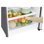 LG Top Freezer Refrigerator 393 Litres GN-B492SLCL Smart Inverter Compressor Pull-out Tray Big Size Veggie Box