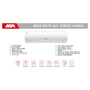 Gree Split Air Conditioner 1.5 Ton ICREST-N18H3