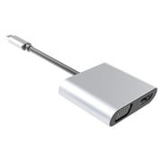 Blueendless HC-401A 4 in 1 USB-C Hub Grey