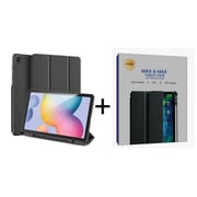 Max & Max STAP610B Folio Case with Screen Protector For Samsung Tab S6 Lite