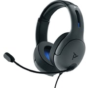 PDP 051-099-EU-BK LVL50  بلاي ستيشن  4  سماعة رأس سلكية رمادي