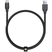 Aukey Braided USB 3.1 To USB-C Cable 1.2m Black