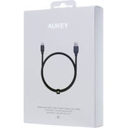Aukey Braided USB 3.1 To USB-C Cable 1.2m Black