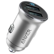 Anker Dual USB Port Car Charger Silver