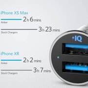 Anker Dual USB Port Car Charger Silver