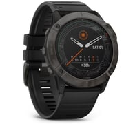 Garmin 010-02157-21 Fenix 6X Pro Solar Smartwatch Titanium Carbon Grey