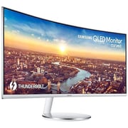 شاشة سامسونج منحنية  LC34J791WTMXUE/EN Ultra WQHD  مقاس  34  بوصة