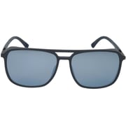 Police Rectangular Blue Sunglasses For Men SPL720-7M3B-58
