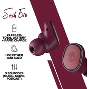Skullcandy S2TVWN741 Sesh Evo True Wireless Earbud Deep Red