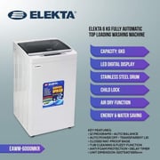 Buy Elekta Washing Machine 6kg EAWM6000MKR Online in UAE Sharaf DG
