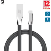 IQ Zinc Alloy USB  نوع  C  كابل  1  مترمتنوع