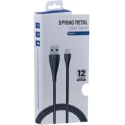 IQ Spring Metal USB Type C Cable 1M Assorted
