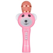 Promate ROCKSTAR2 Wrls Karaoke Microphon pink