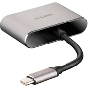 Dlink DUBV210 USB-C To HDMI/VGA ADP gray