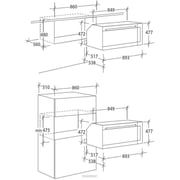 Candy Built In Microwave Oven FNP3191XE