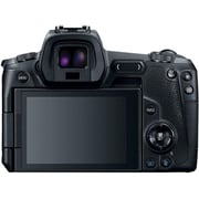 هيكل كاميرا كانون رقمية طراز EOS R  بدون مرآة  +  عدسة كيت  RF  مقاس 24-105 مم وفتحة بؤرة  F4-7.1  ومثبت صورة IS  وتقنية  STM.