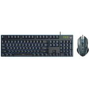 Rapoo Gaming Keyboard+Optical Gaming Mouse Black