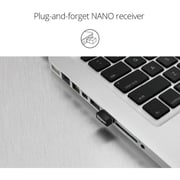 Rapoo 8000M Multi Mode Wireless Keyboard + Mouse Black Combo