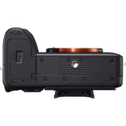 هيكل كاميرا رقمية سوني طراز  ILECE7RM4  بدون مرآة أسود مع عدسة  FE  مقاس  24-105  مم وفتحة بؤرة F4  مع  G OSS.