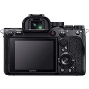 هيكل كاميرا رقمية سوني طراز  ILECE7RM4  بدون مرآة أسود مع عدسة  FE  مقاس  24-105  مم وفتحة بؤرة F4  مع  G OSS.