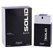 Sapil Solid Black Perfume For Men 100ml Eau de Toilette
