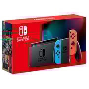 Nintendo Switch V2 32GB Neon Blue/Red Middle East Version + 2 Assorted Games