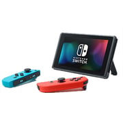 Nintendo Switch V2 32GB Neon Blue/Red Middle East Version + 2 Assorted Games