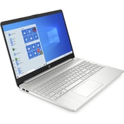 HP (2019) Laptop - AMD Ryzen 5-3500U / 15.6inch FHD / 512GB SSD / 8GB RAM / Shared AMD Radeon Vega 8 Graphics / Windows 10 / English & Arabic Keyboard / Silver / Middle East Version - [15S-EQ0018NE]