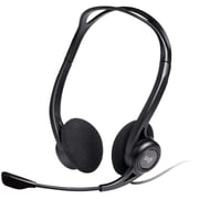 Logitech 981-000100 H960 Wired On Ear USB Heafdset Black