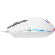 Logitech Lightsync Gaming Mouse 62.15mm White