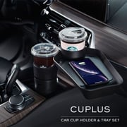 Kustomplastic Cup Holder and Tray Wireless Charger 365mm Black