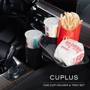 Kustomplastic Cup Holder and Tray Wireless Charger 365mm Black