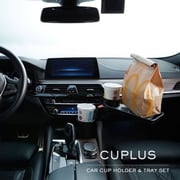 Kustomplastic Cup Holder and Tray Wireless Charger 365mm Black