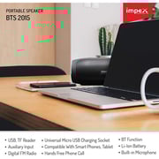 Impex BTS 2015 Bluetooth Portable Speaker Black