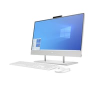 HP (2019) All-in-One Desktop - 10th Gen / Intel Core i7-1065G7 / 23.8inch FHD / 1TB HDD+256GB SSD / 16GB RAM / 2GB NVIDIA GeForce MX330 Graphics / Windows 10 / English & Arabic Keyboard / Silver / Middle East Version - [24-DP0015NE]