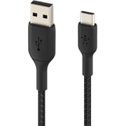 Belkin Boost↑Charge™ Braided Usb-C To Usb-A Cable, 2M, Black